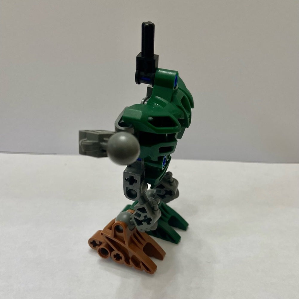 Vintage, Rare, Lego, Bionicle -Green, Gray and Brown 4in x4in x 2in