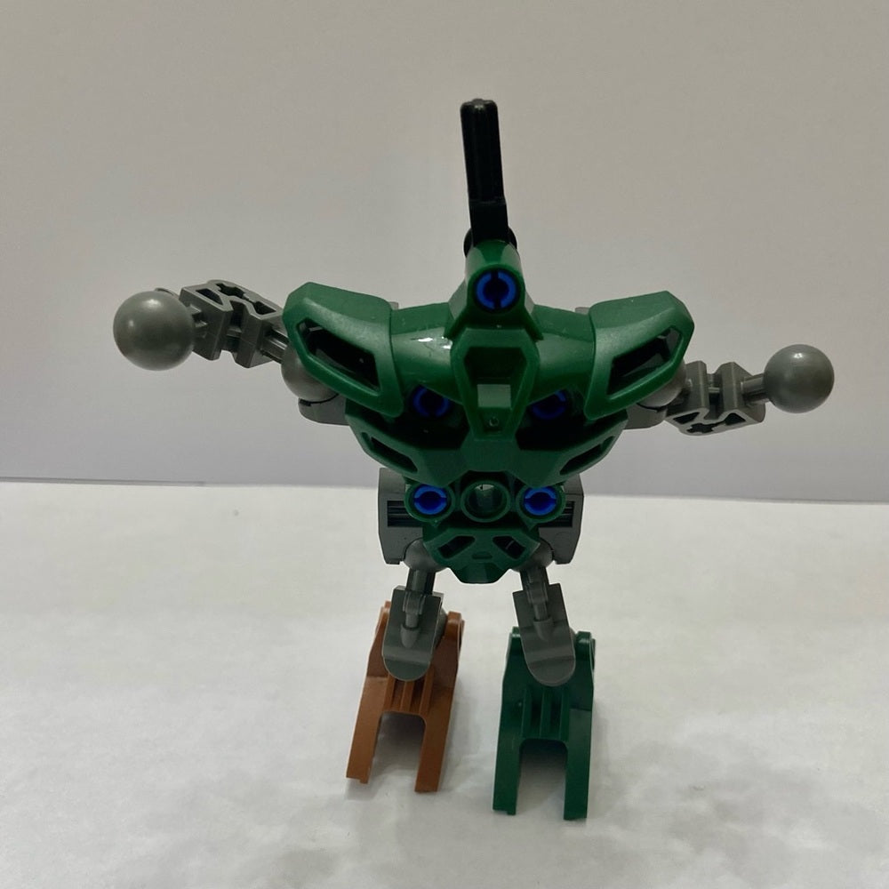 Vintage, Rare, Lego, Bionicle -Green, Gray and Brown 4in x4in x 2in