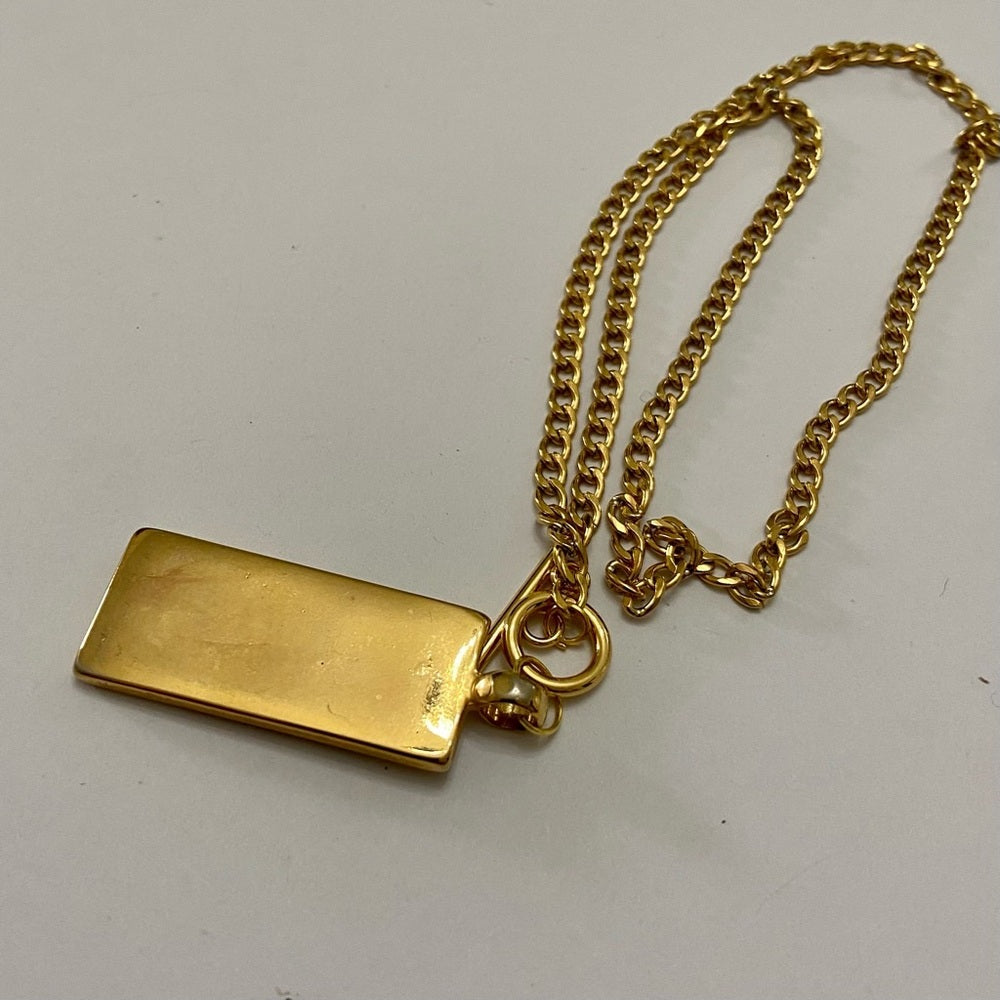 Celine 18-in Gold Plated Chain Necklace