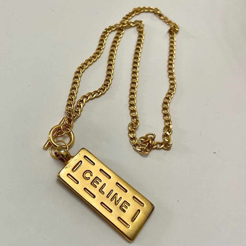 Celine 18-in Gold Plated Chain Necklace