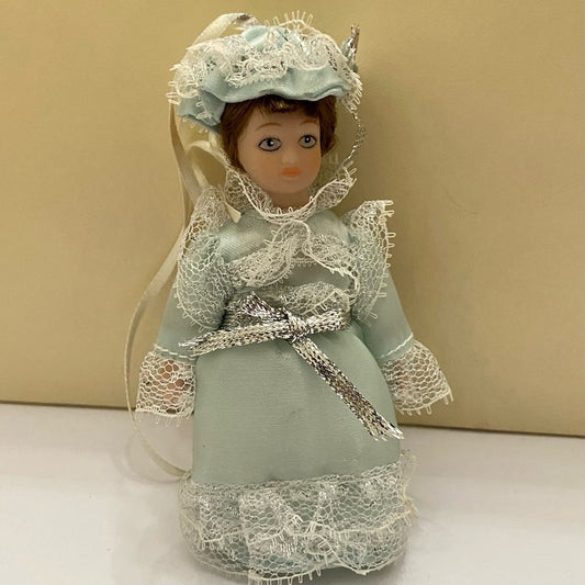 Vintage Danburry Mint-The Ladies of Fashion Dolls-Christmas Ornaments # 4
