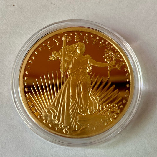 National Collectors Mint,  Gold Plated 1933 $20 Tribute Coin