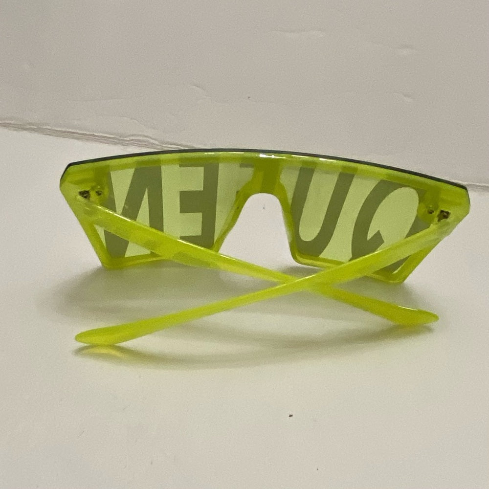 Lot of 2 Vintage Sunglasses- Queen Green Squarish and Pinkish with Rhinestones