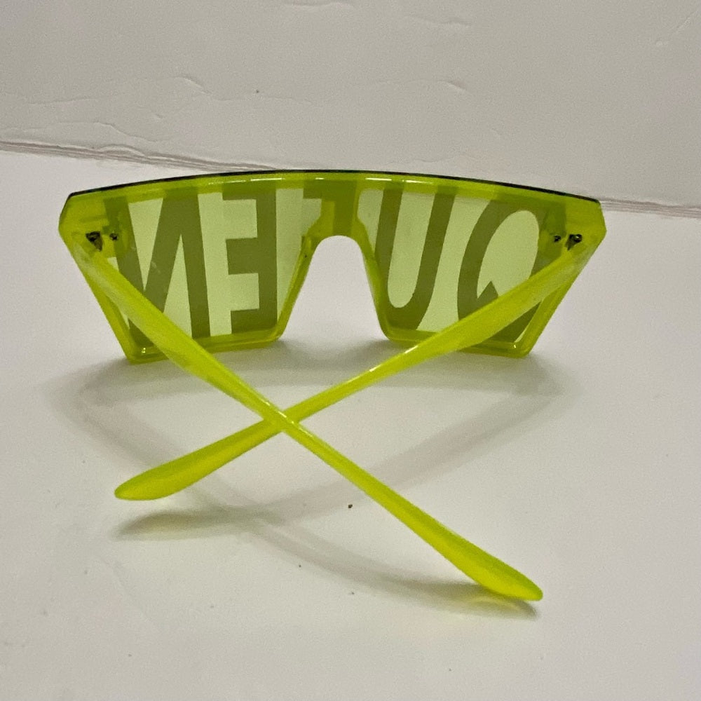 Lot of 2 Vintage Sunglasses- Queen Green Squarish and Pinkish with Rhinestones