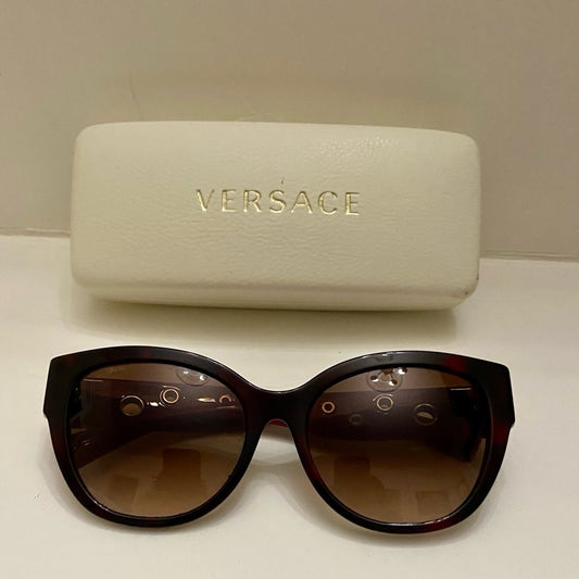 Versace Cat Eye Red Gold-Havana Brown Mod 4314 5184/13 56-17 140 3N