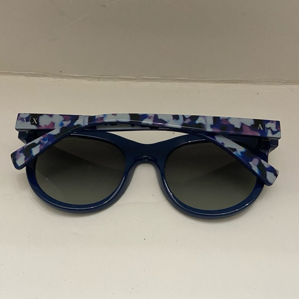 Armani Exchange Blue Marble Sunglasses AX 40535 819311 51-21 140 2N