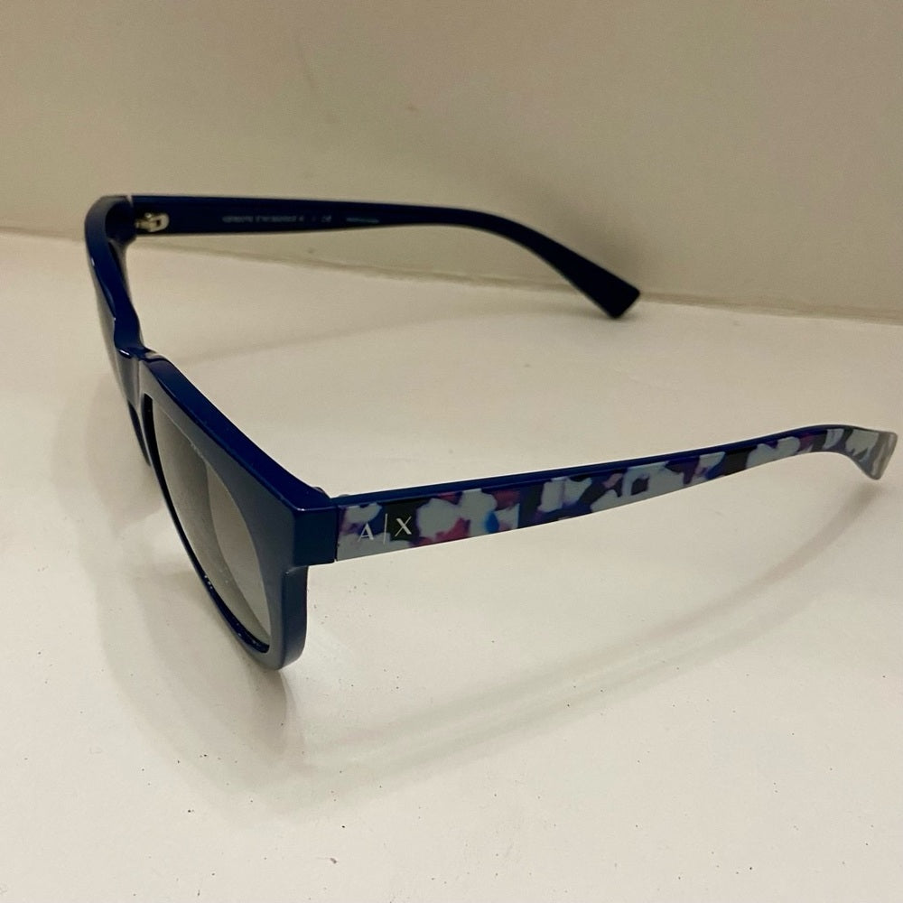 Armani Exchange Blue Marble Sunglasses AX 40535 819311 51-21 140 2N