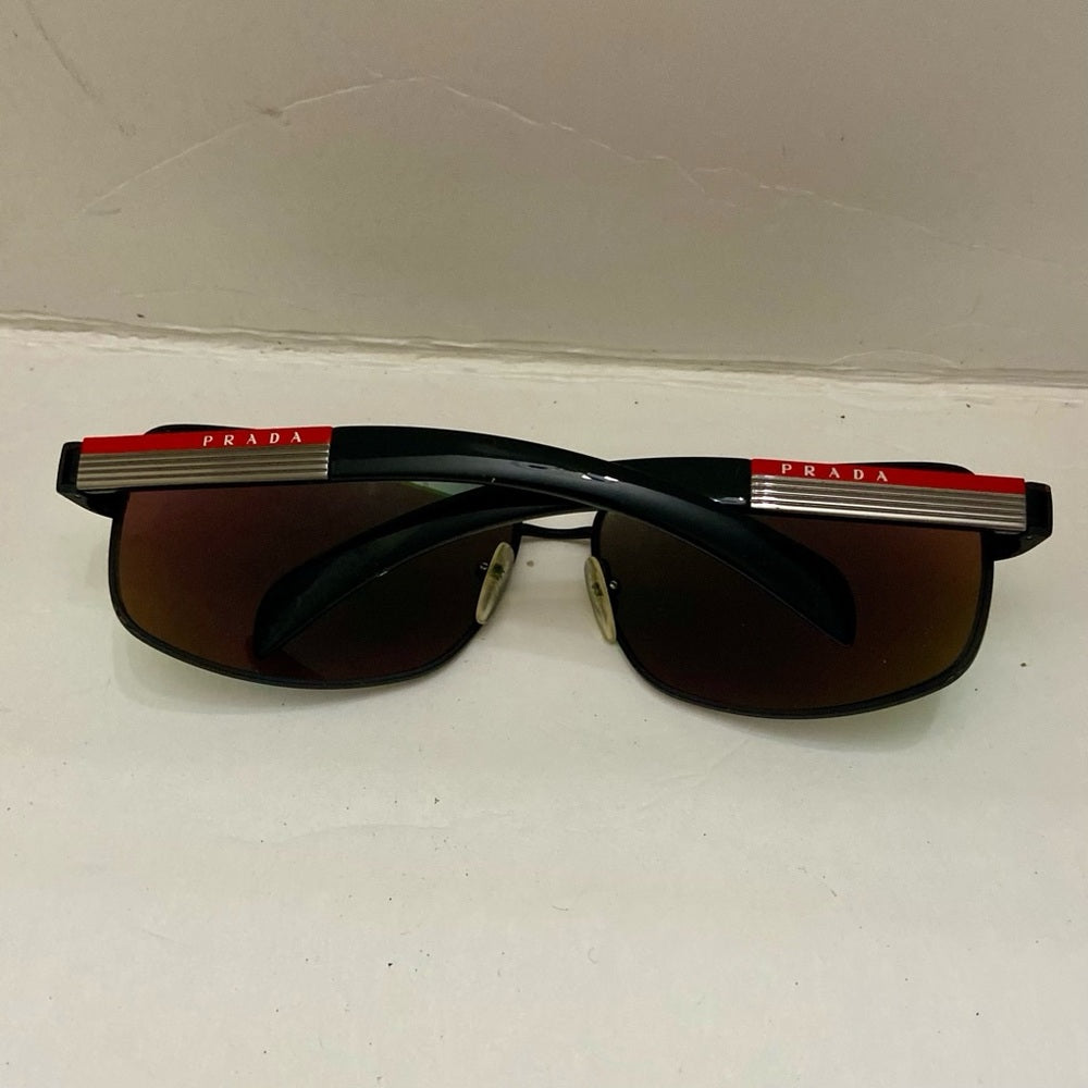 Prada - Italy Polarized Mirrored Aviator Sunglasses SPS 541 65-14 5AV-5Z1 125 3P