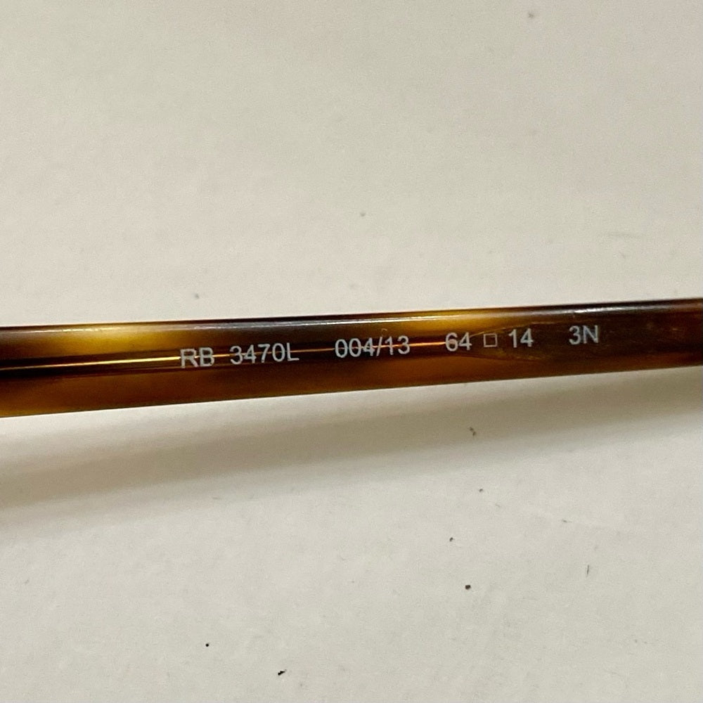 Rayban Sunglasses- Missing One Lense RB3470L 004/13 64-14 3N
