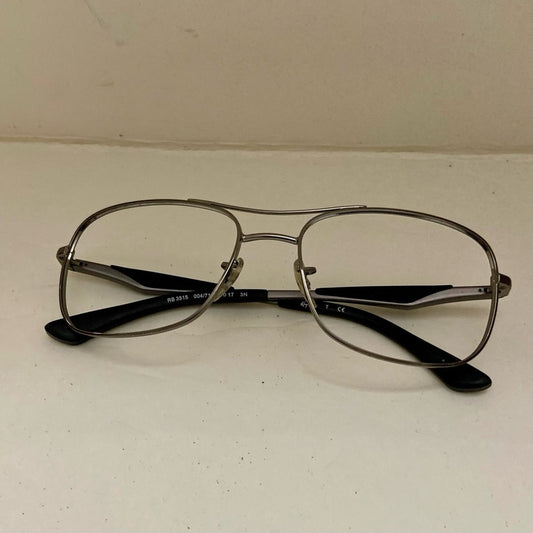 Ray-Ban Aviator Silver-Black Frame Only RB3515 004/71 58-17 3N