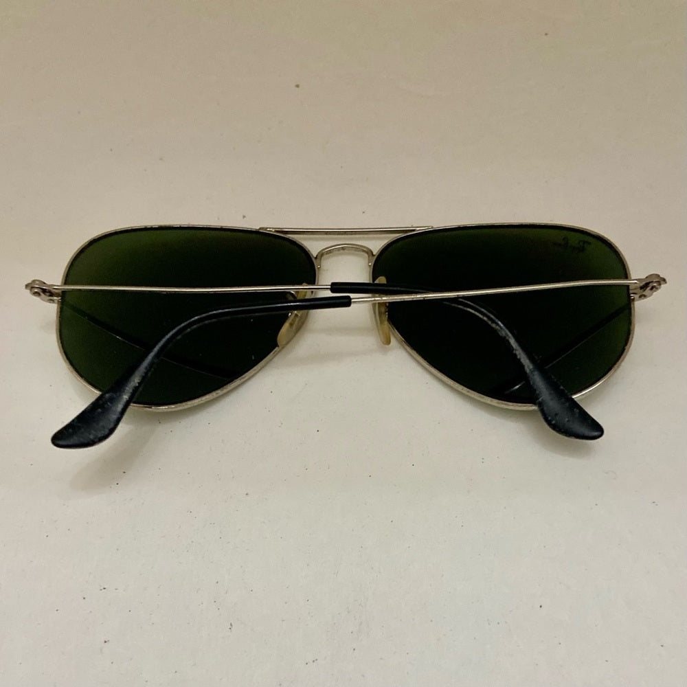 Ray-Ban Mirrored, Green Aviator Sunglasses RB3025 W827 58-14 3N