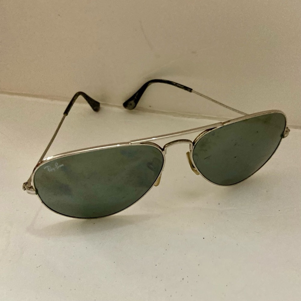 Ray-Ban Mirrored, Green Aviator Sunglasses RB3025 W827 58-14 3N