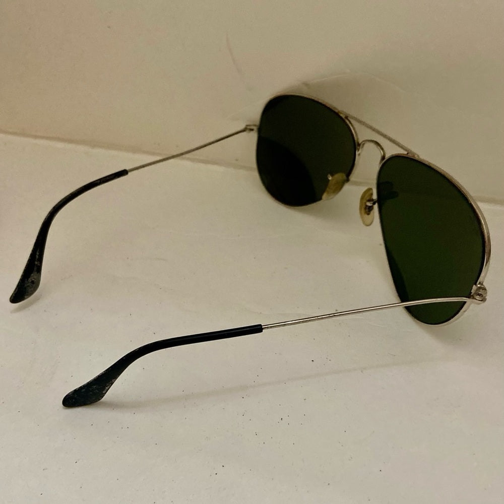 Ray-Ban Mirrored, Green Aviator Sunglasses RB3025 W827 58-14 3N