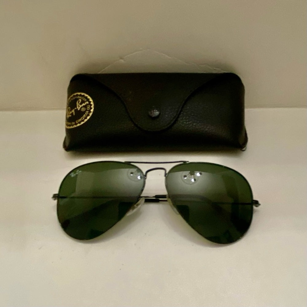Ray-Ban Black Large Aviator Metal L2823 58-14 135 3N