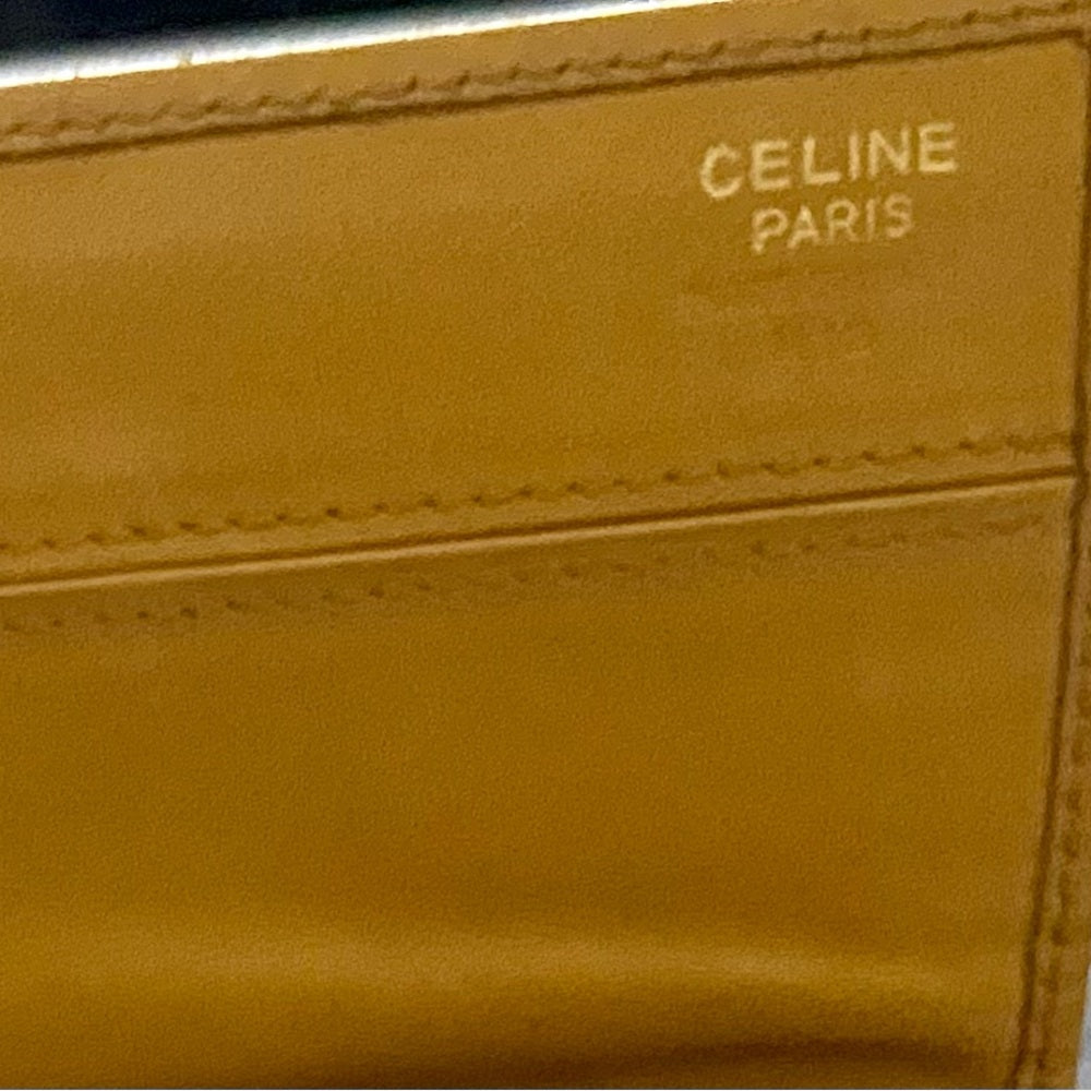 Authentic, Celine Canvas Brown Macadam Long Wallet