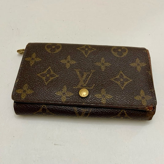 Louis Vuitton, Mono Brown Leather, Compact Wallet (CA1021)