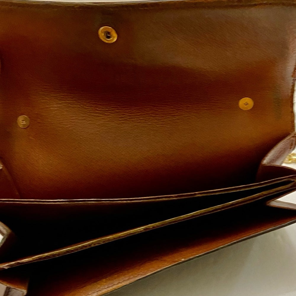 Louis Vuitton Brown Mono Coated Canvas Long Wallet-Crossbody (884AN)