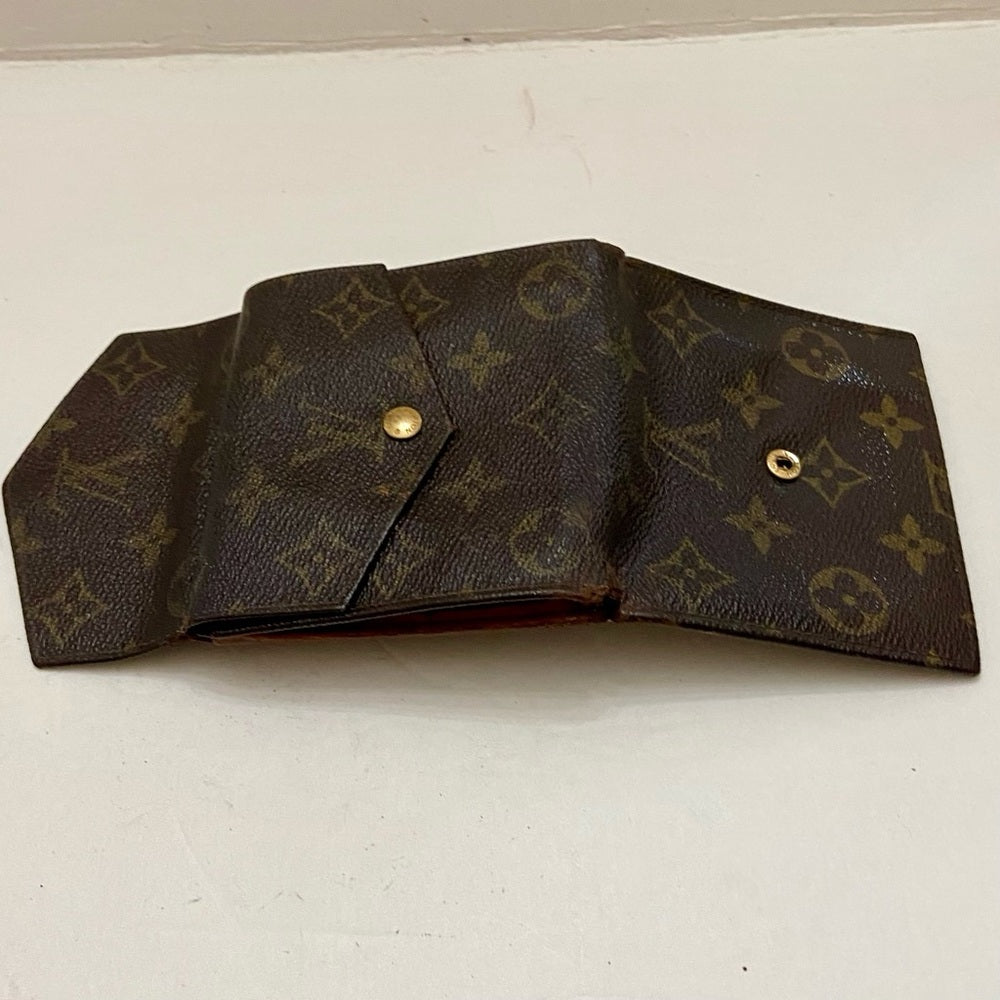 Vintage Louis Vuitton, Brown Mono, Mens Multiple Wallet (B) (884AN)