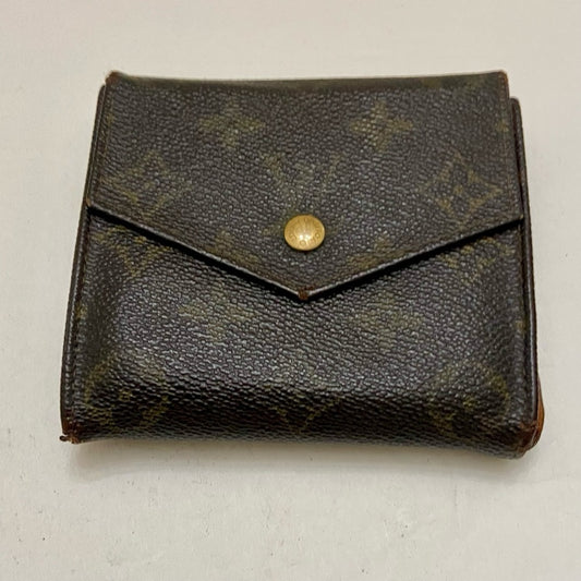 Vintage Louis Vuitton, Brown Mono, Mens Multiple Wallet (C) (AN0861)