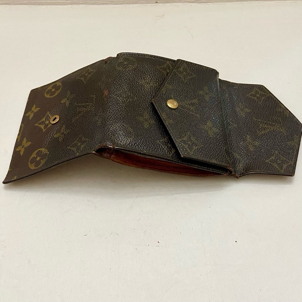 Vintage Louis Vuitton, Brown Mono, Mens Multiple Wallet (C) (AN0861)