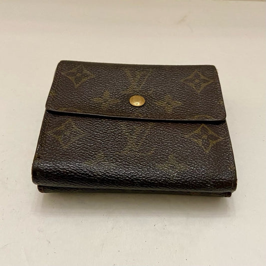 Vintage Louis Vuitton Brown Mono Mens Tri-fold Compact Wallet (B) (SP1822)