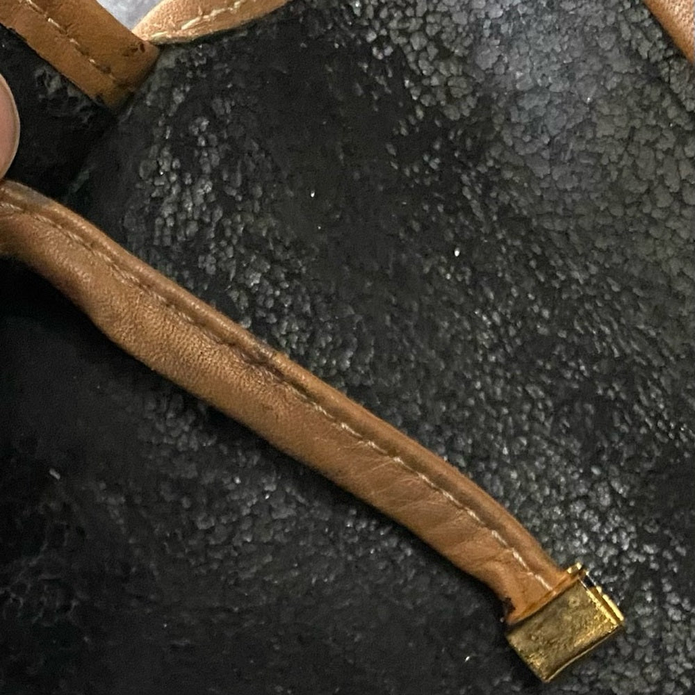 Vintage Christian Dior Coated Canvas Crossbody