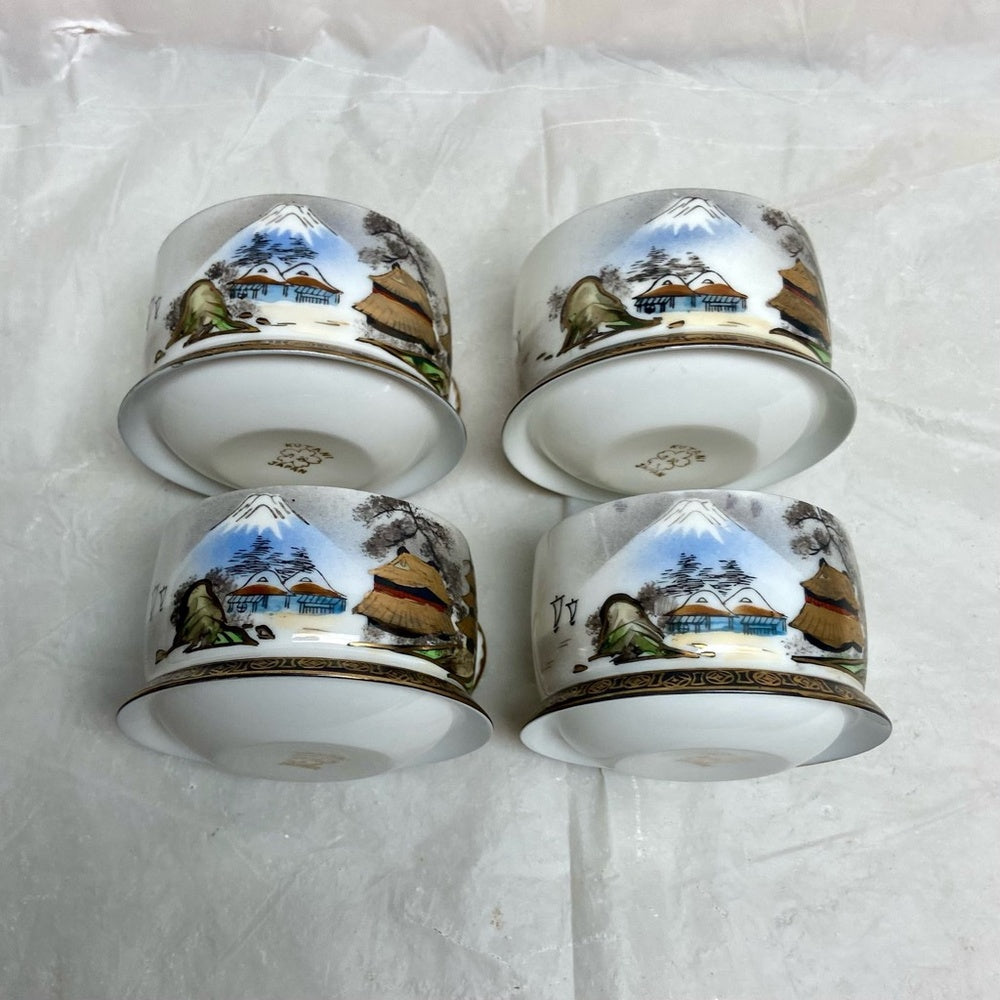Vintage, Rare, Kutani, Japan 13-pc Luncheon-Tea Set (ZJ0524)  This is a beautifu