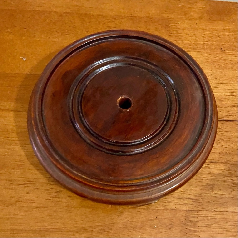 Vintage, Floral, Large, Heavy Temple Jar or Urn 15in H x 8.5in D