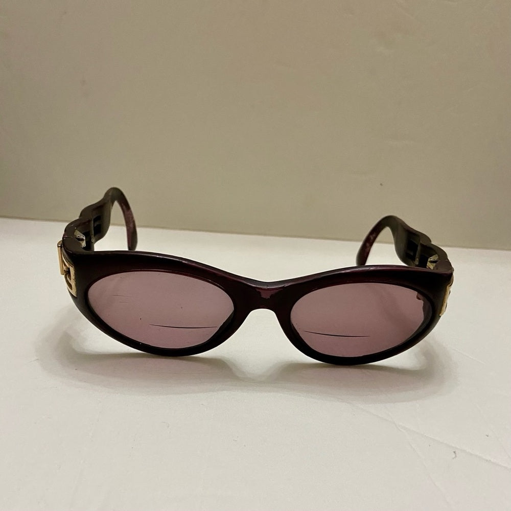 Vintage, Fendi Burgundy Bi-Focal with Case (5.5in x 1.75in x 2.5in)