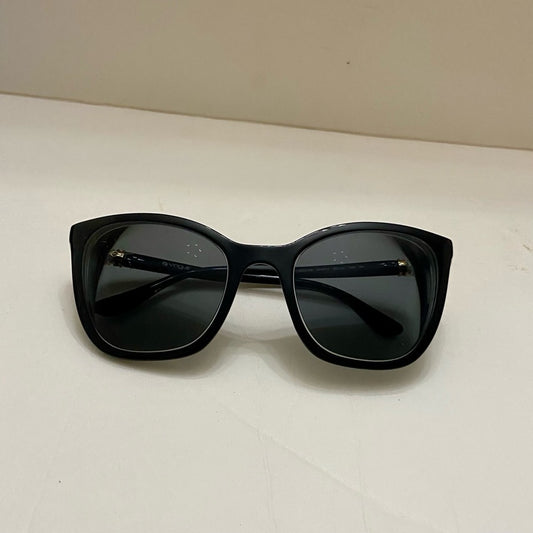 Vintage, Vogue, Black Cat’s Eye Sunglasses With Rhinestones (Frame Only)