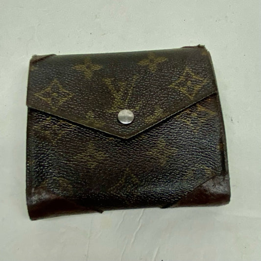 Vintage Louis Vuitton, Brown Mono, Mens Multiple Wallet (8906AN)