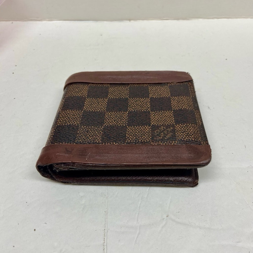 Louis Vuitton Damier Ebene Mens Credit Card Wallet (CA0044)