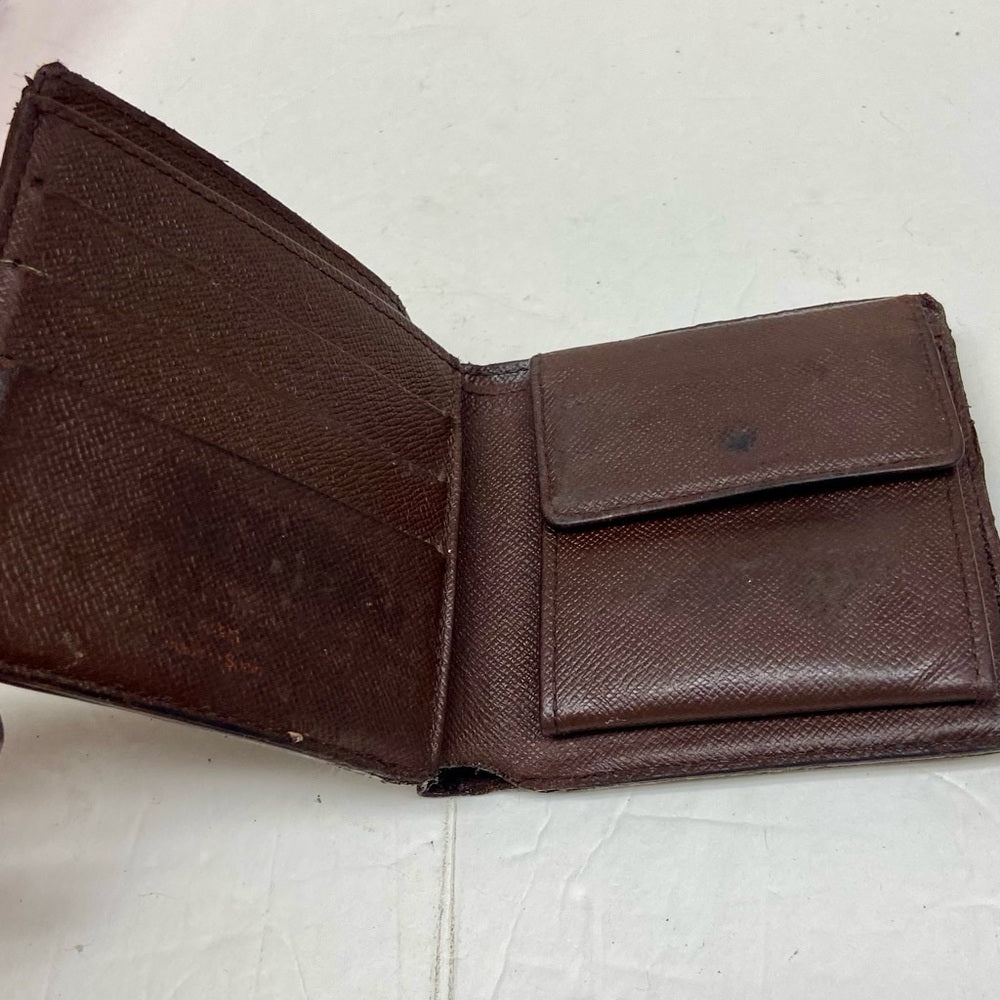 Louis Vuitton Damier Ebene Mens Credit Card Wallet (CA0044)