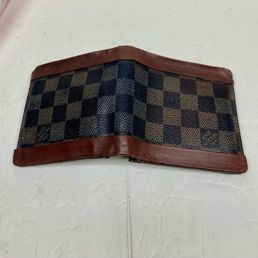 Louis Vuitton Damier Ebene Mens Credit Card Wallet