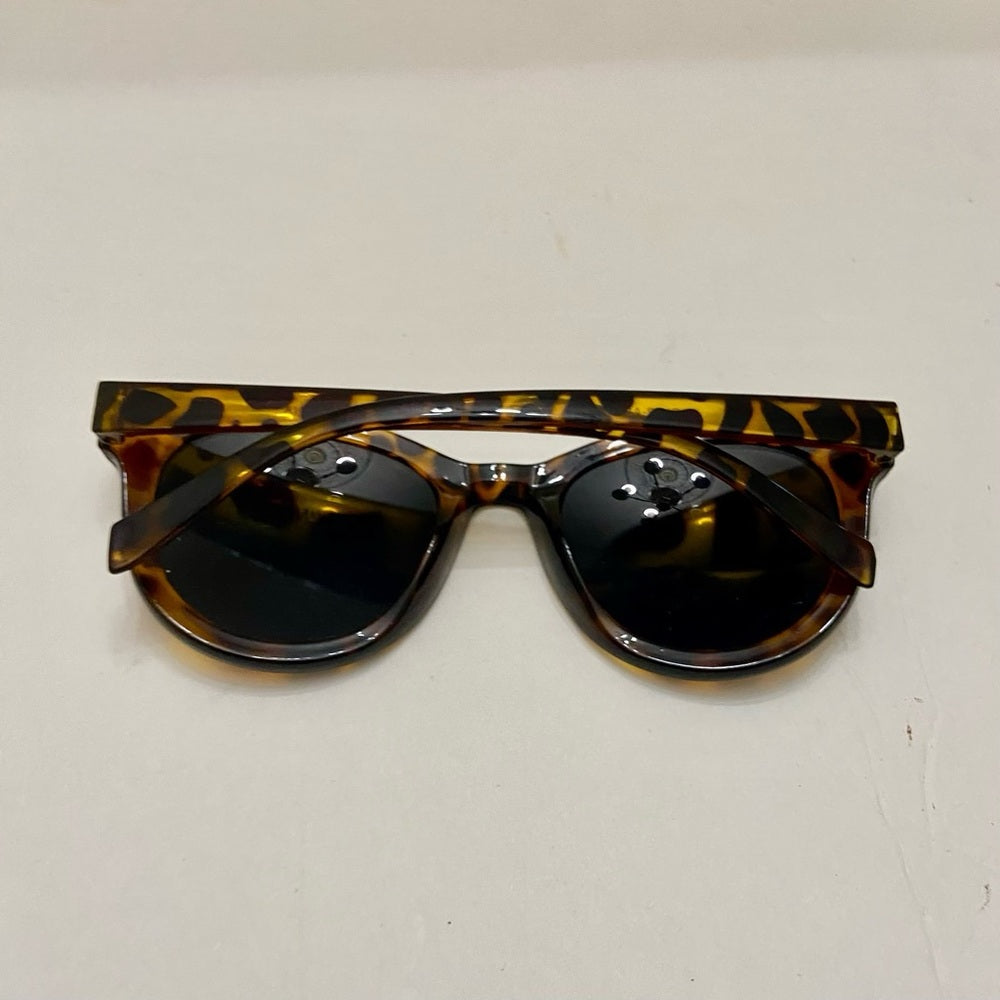 Vintage, Cat Eye Brown Tortoise -Leopard Sunglasses with Case