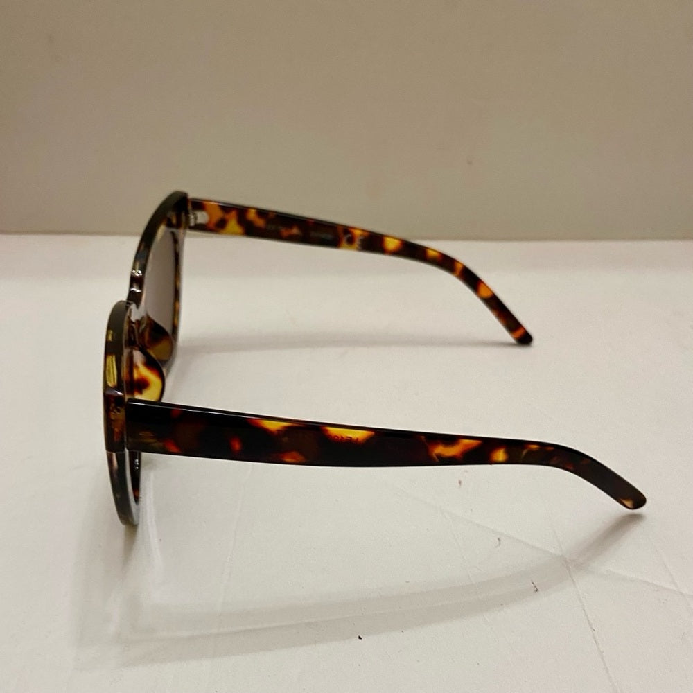 Vintage, Cat Eye Brown Tortoise Large Sunglasses -LE19052 UV400