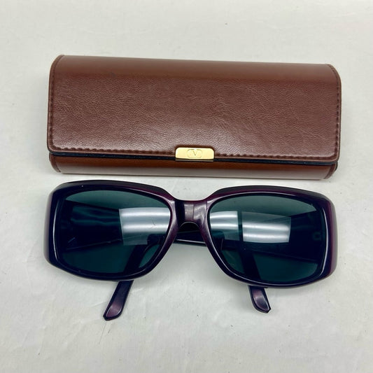 Valentino Garavani Burgundy Large Sunglasses with Case 5449S CZZ 56#16 130