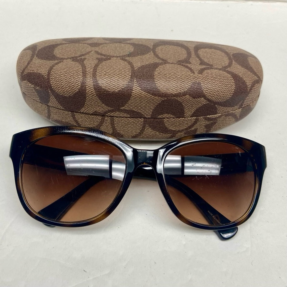 Coach Dark Tortoise Large Sunglasses HC8110 L937 Caitlin 500113 56#19 135 3N