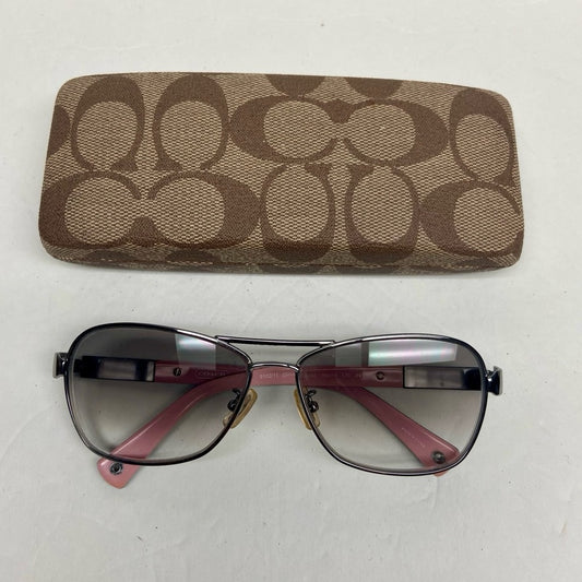 Coach HC7012 L038 Caroline Silver Frame/ Pink Temples (FRAME ONLY)