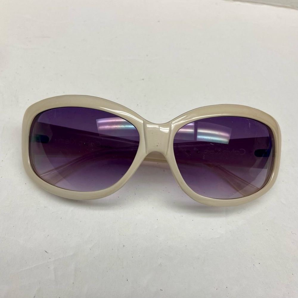Calvin Klein White Large Sunglasses R5085 101 130