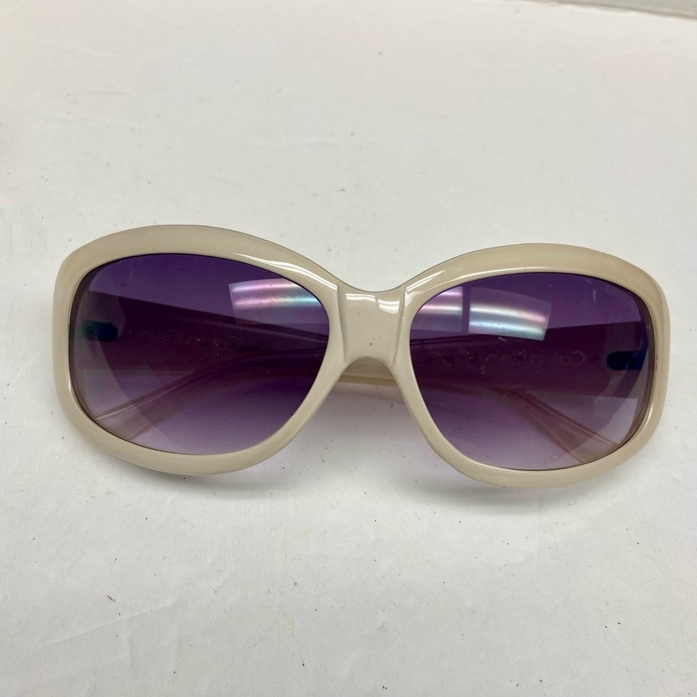 Calvin Klein White Large Sunglasses R5085 101 130
