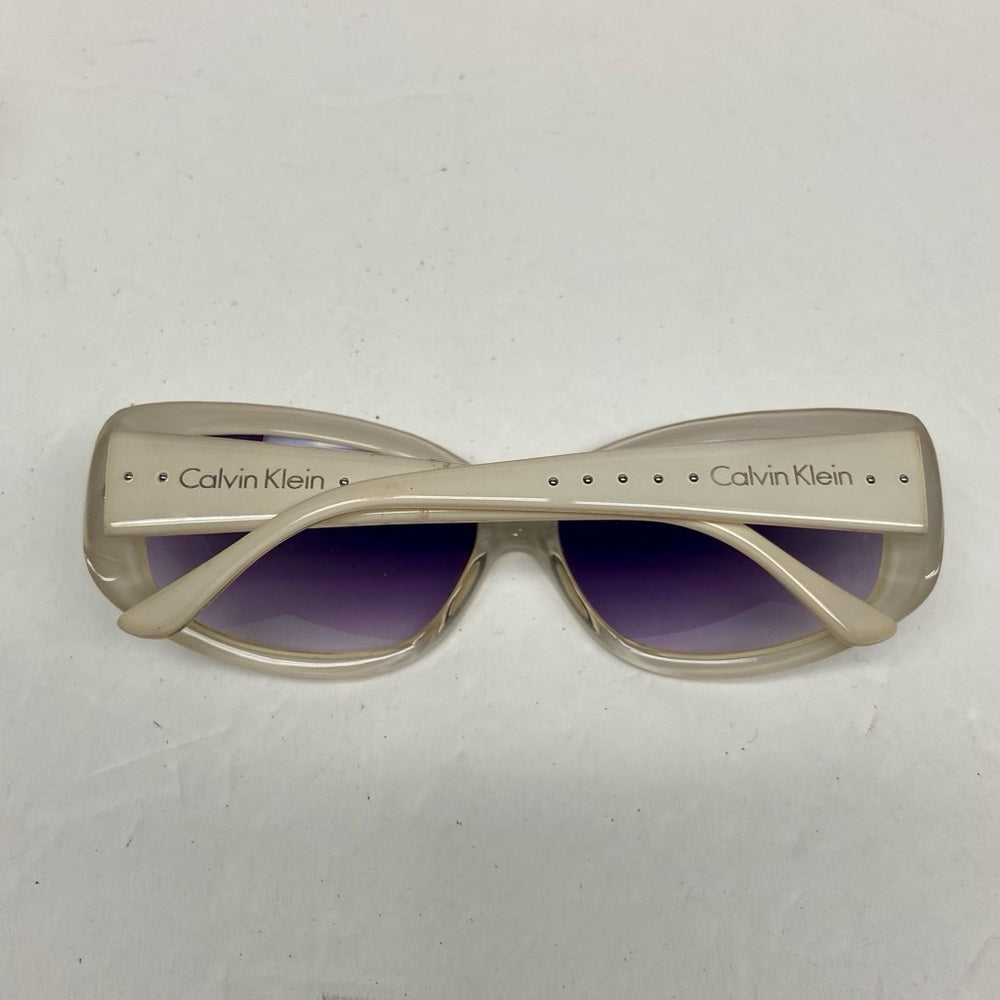 Calvin Klein White Large Sunglasses R5085 101 130