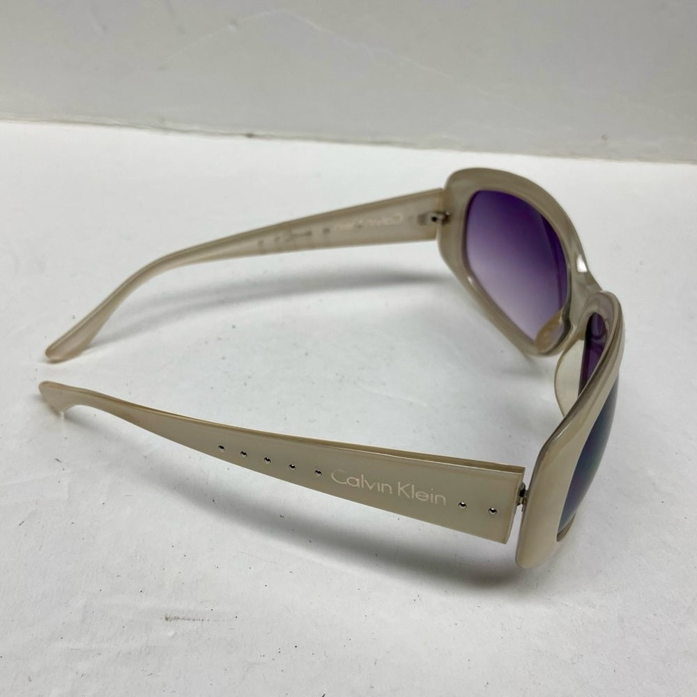 Calvin Klein White Large Sunglasses R5085 101 130