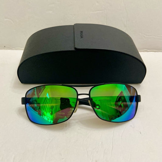 Prada - Italy Polarized Mirrored Aviator Sunglasses SPS 541 65-14 5AV-5Z1 125 3P