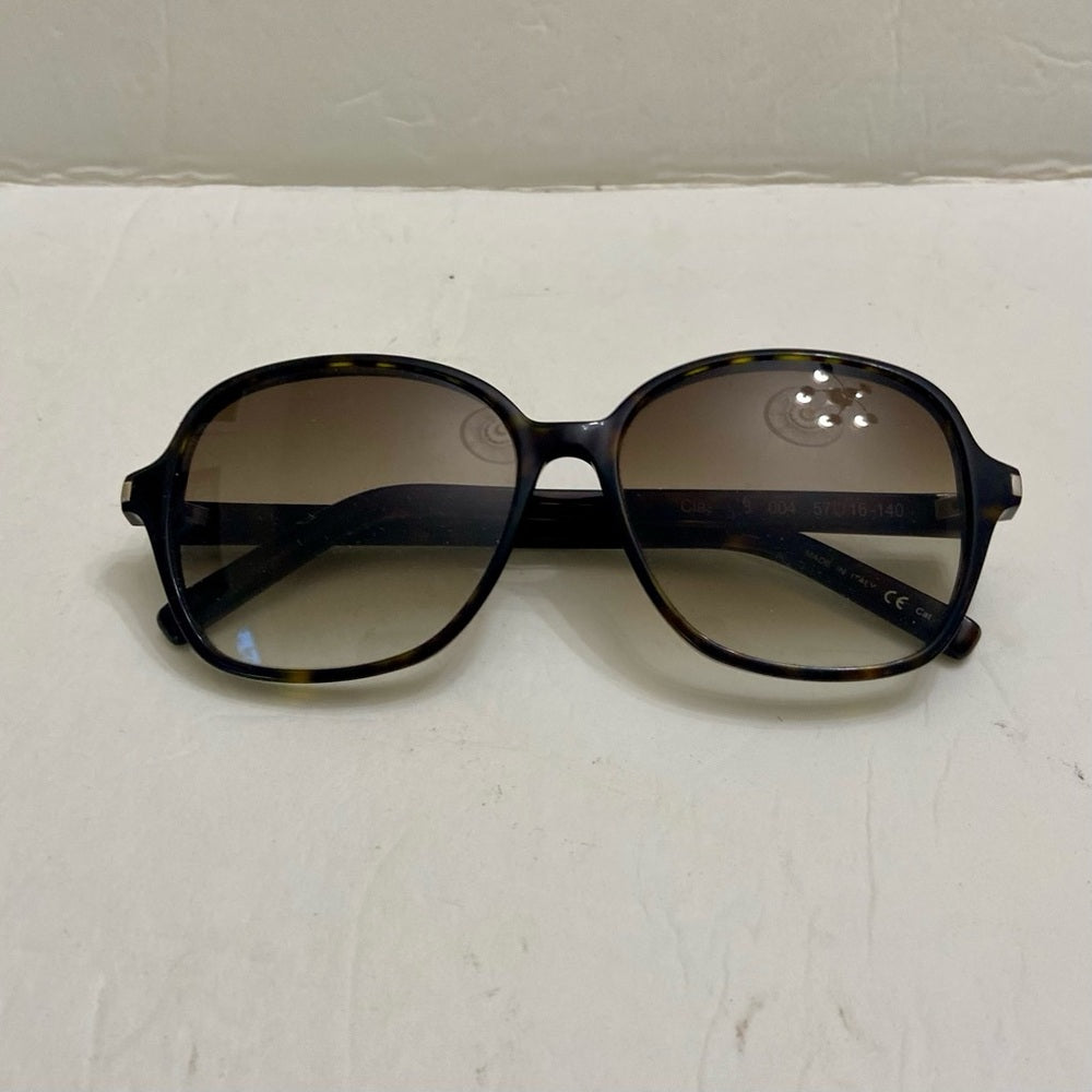 Saint Laurent, Italy Brown Tortoise Sunglasses 57#16 140