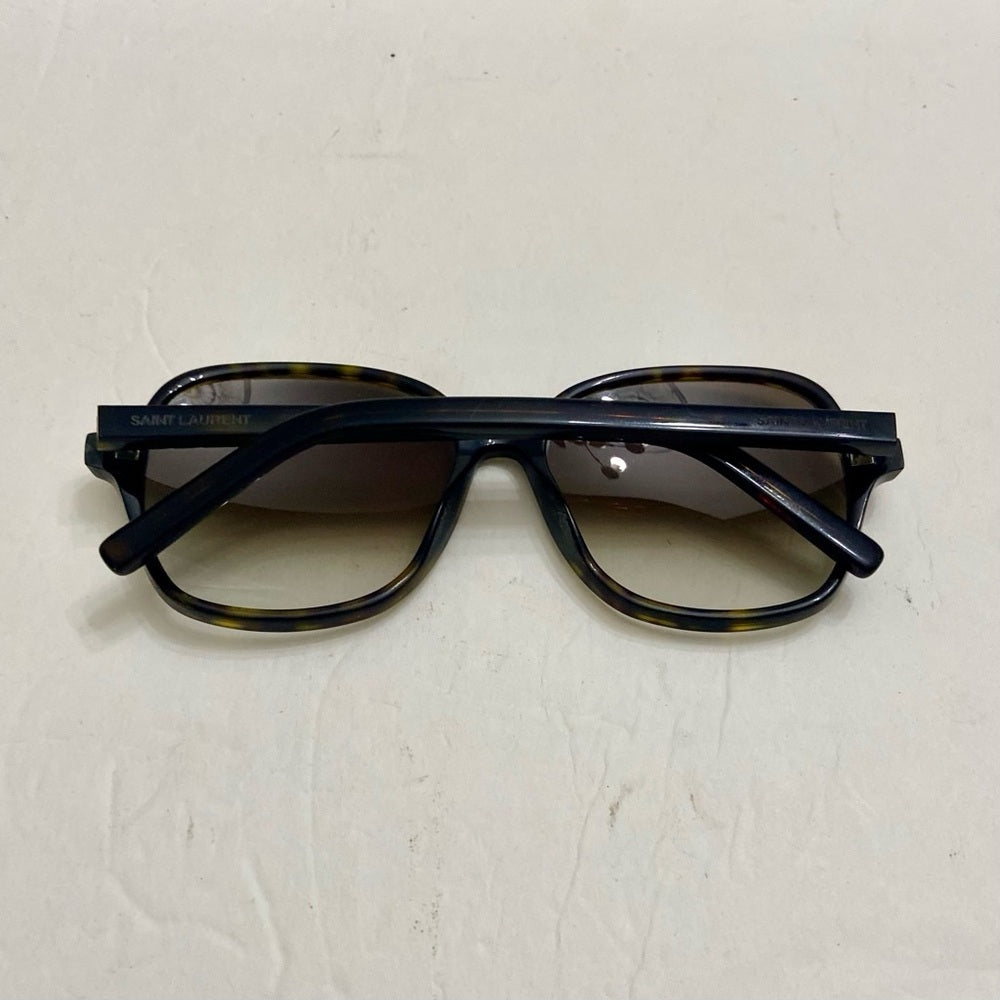 Saint Laurent, Italy Brown Tortoise Sunglasses 57#16 140