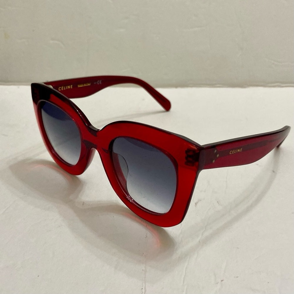 Celine, Italy Red Sunglasses 4.27 CE CL 400SF 66B 409#23 145-2