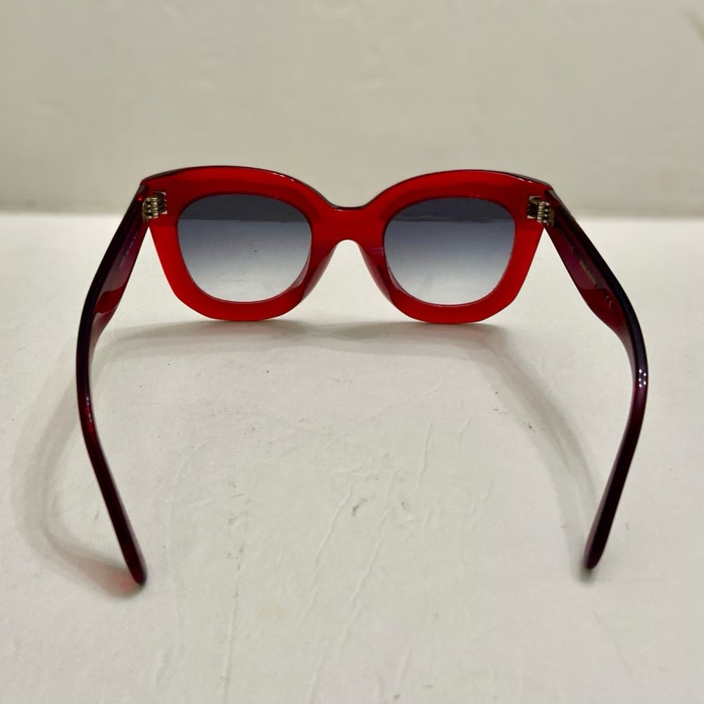 Celine, Italy Red Sunglasses 4.27 CE CL 400SF 66B 409#23 145-2