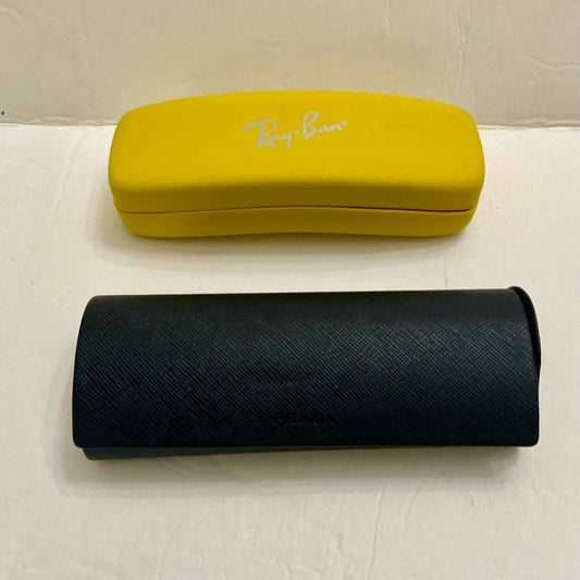 Two Sunglasses Cases- Prada and Ray Ban