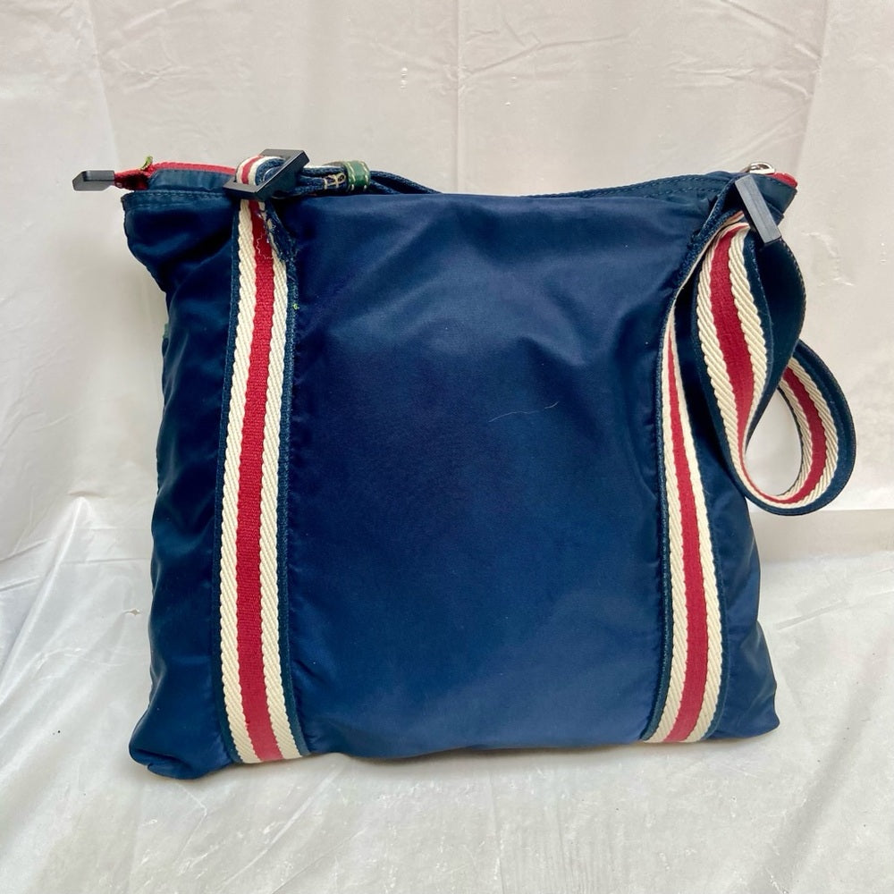 Vintage, Gucci, Rare Nylon, Red White and Blue Shoulder-Crossbody Bag